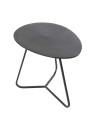 Ensemble de 2 tables basses cuivre / noir