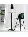 Haut tabouret vintage vert