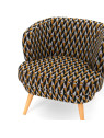 Fauteuil Dagmard Jasper jaune