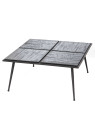 Table basse teck noir