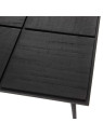 Table basse teck noir