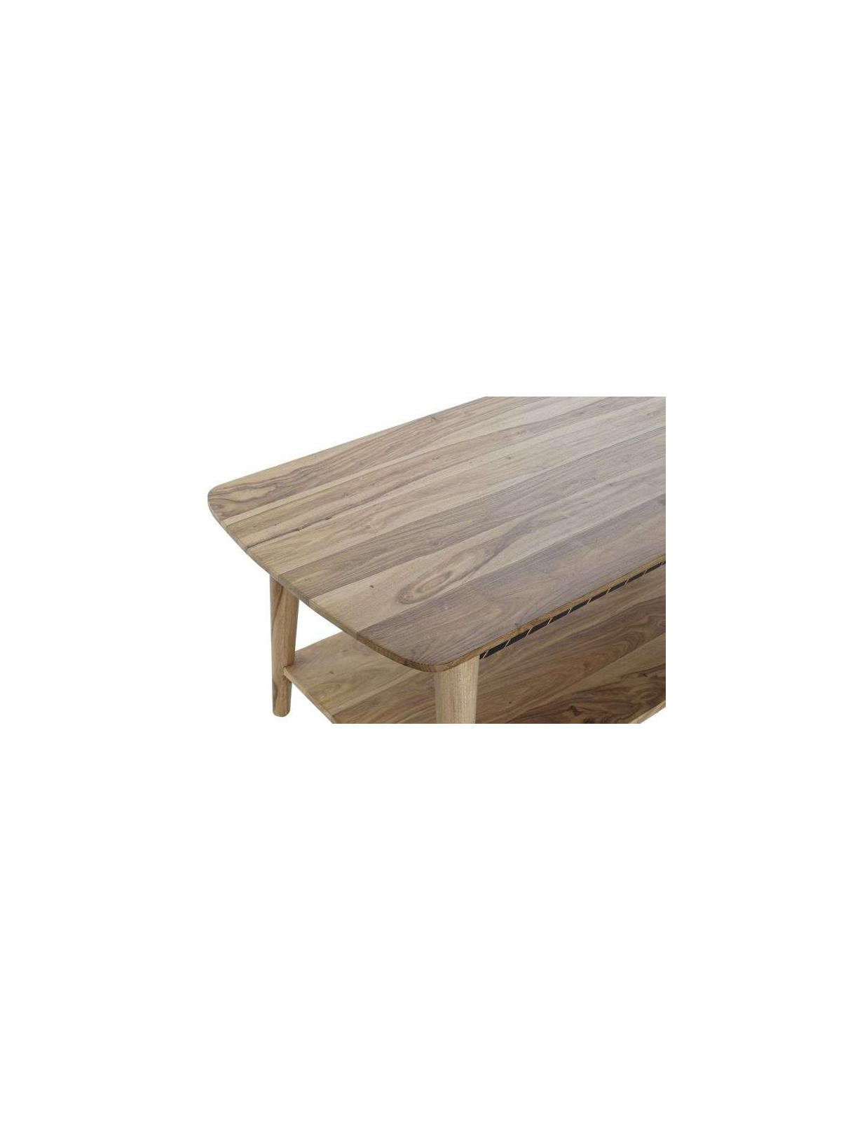 Table basse contemporaine en bois de Sheesham