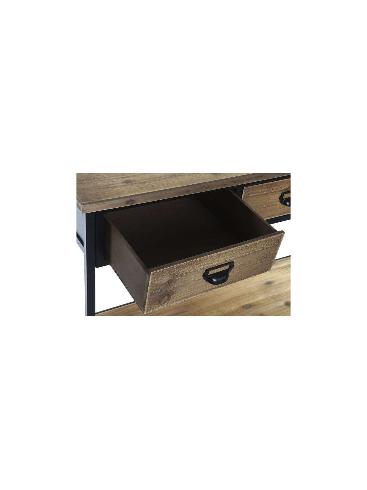 Console en bois Industrielle