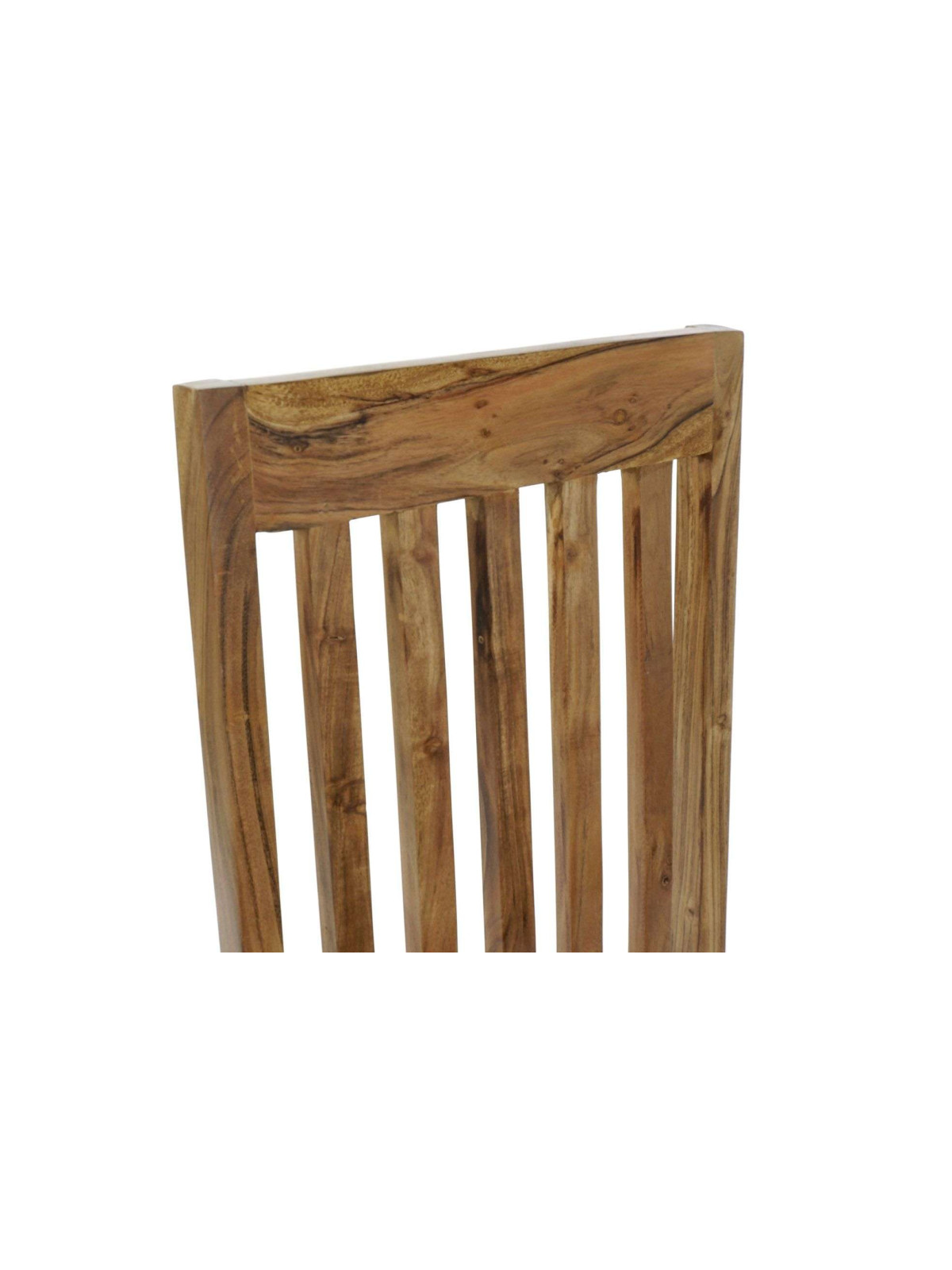 Lots de 2 chaises en bois d'acacia