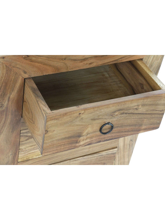 Table de chevet en bois d'acacia