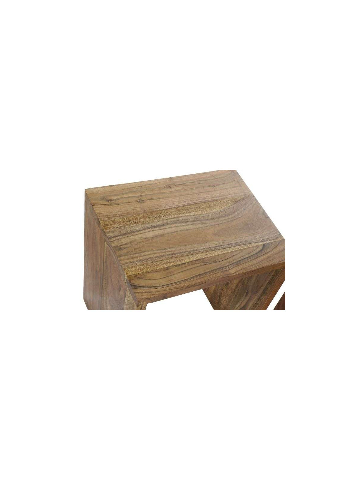 Lots de 3 tables d'appoint en bois d'acacia