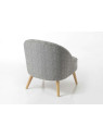 Fauteuil tissu gris Eveil