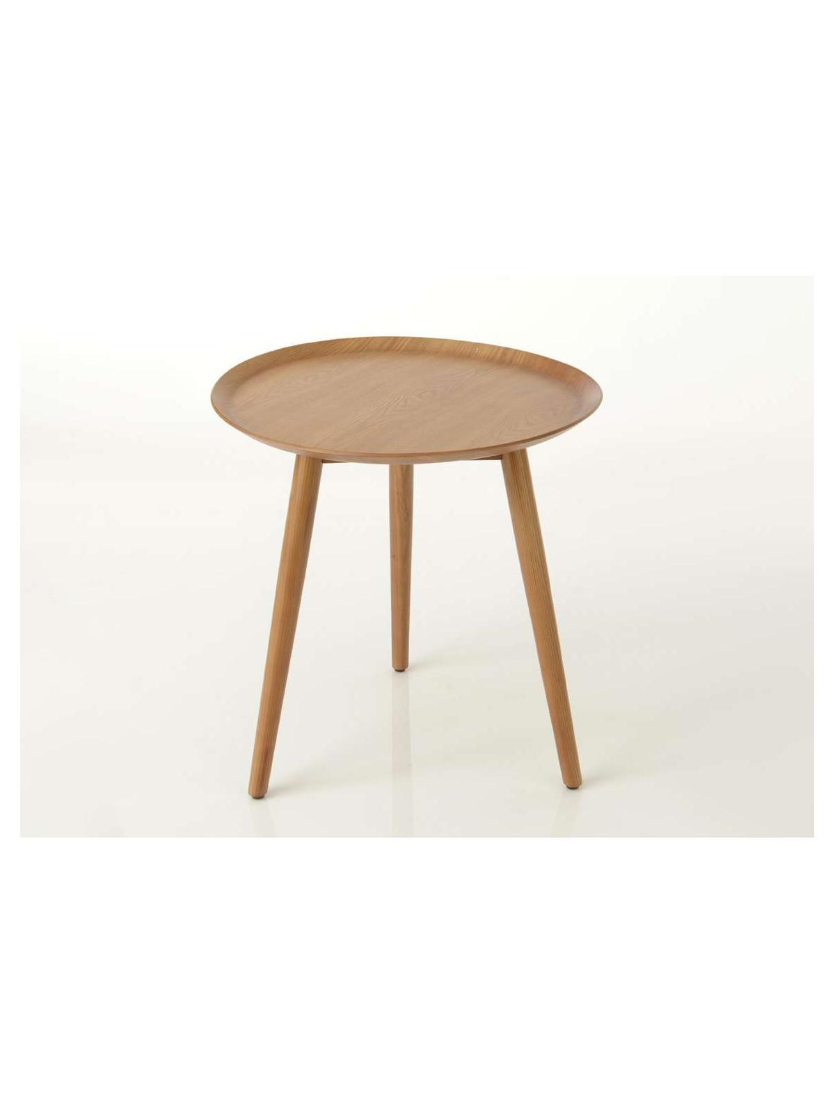 Table d'appoint en bois de frene