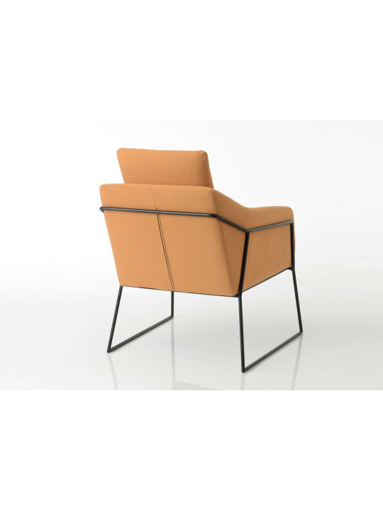 Fauteuil jaune Origami