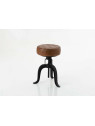 Tabouret  en cuir 3 pieds Amadeus