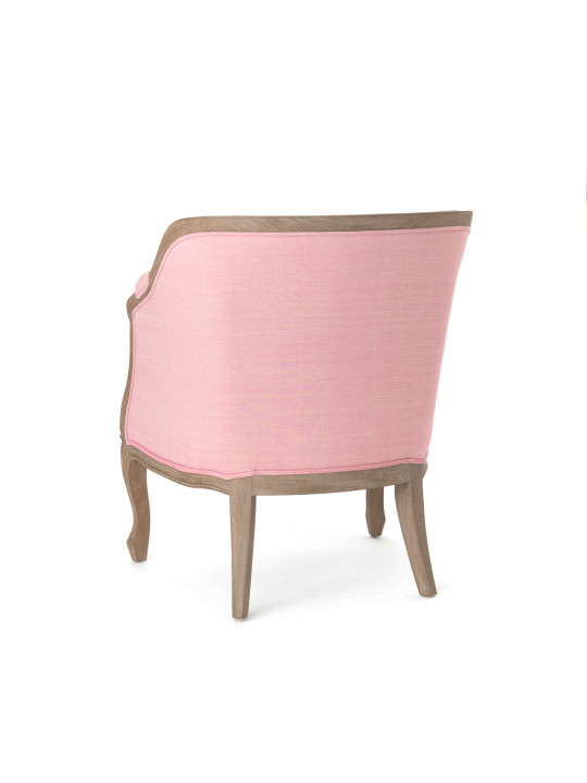 Fauteuil cabriolet Josephine rose Amadeus