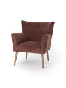 Fauteuil Léon marron Amadeus