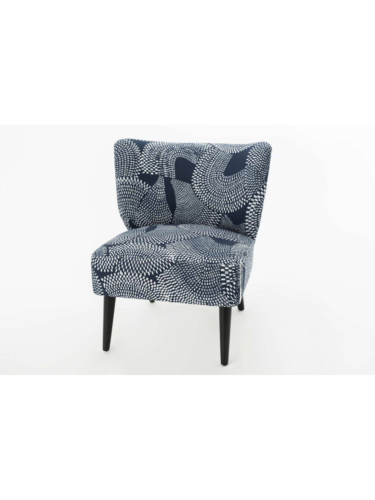 Fauteuil Tanzanie bleu petrole Amadeus