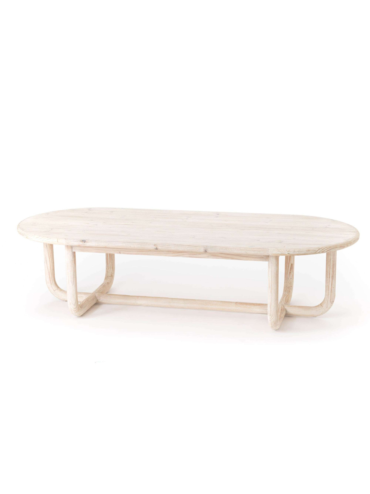 Table basse Dona pin blanc recyclé