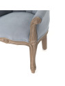 Fauteuil crapaud gris clair Amadeus