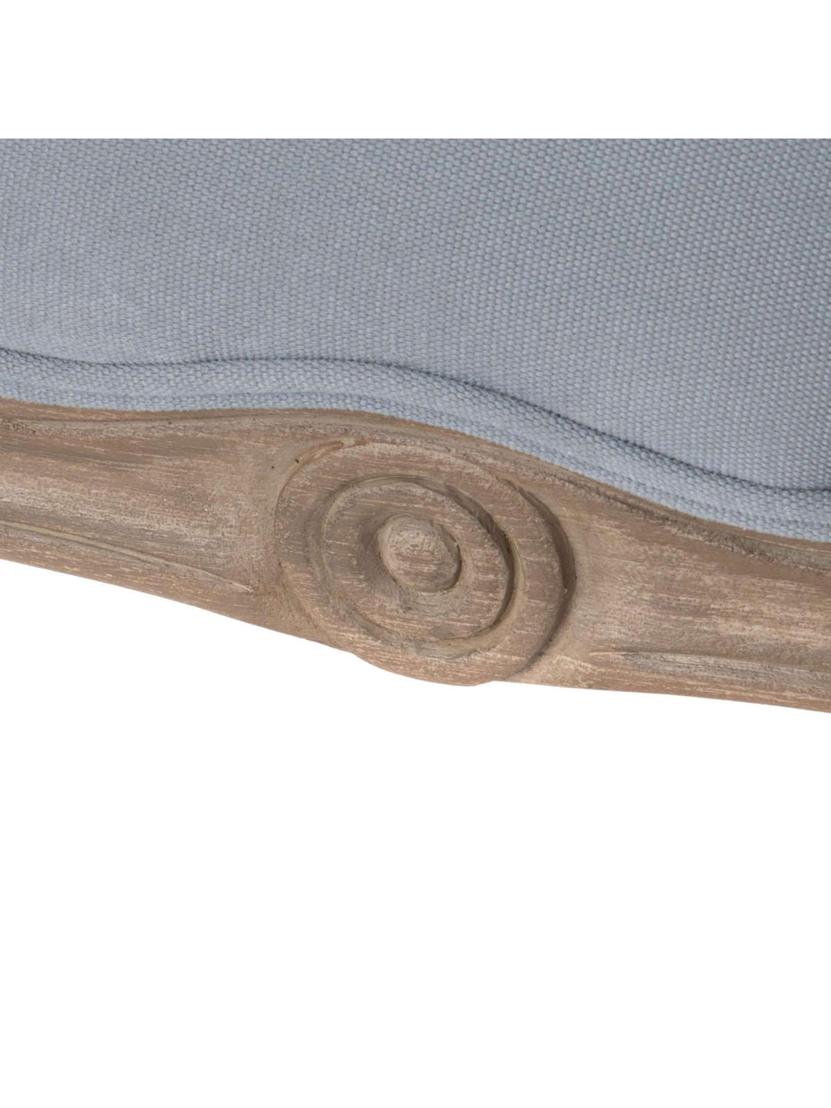 Fauteuil crapaud confortable en tissu gris clair - Souffle d