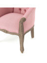 Fauteuil crapaud rose Amadeus