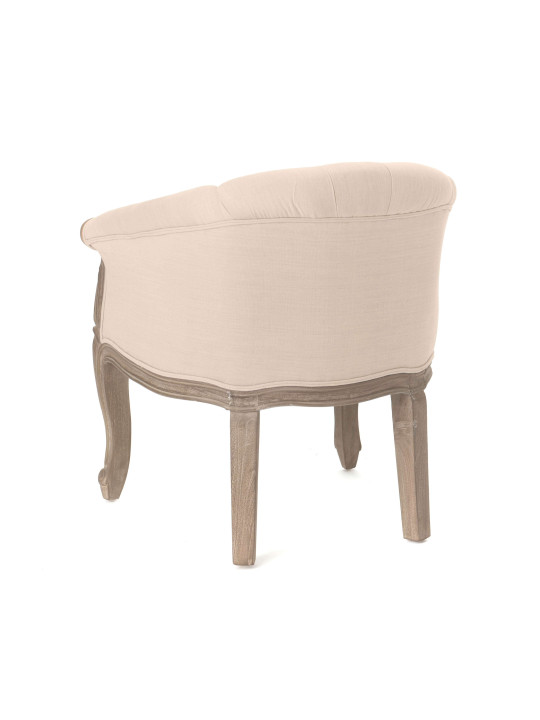 Fauteuil crapaud beige  Amadeus