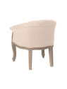 Fauteuil crapaud beige  Amadeus