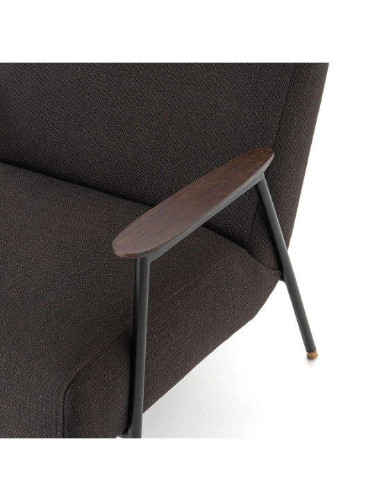 Fauteuil Banna noir Amadeus