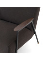 Fauteuil Banna noir Amadeus