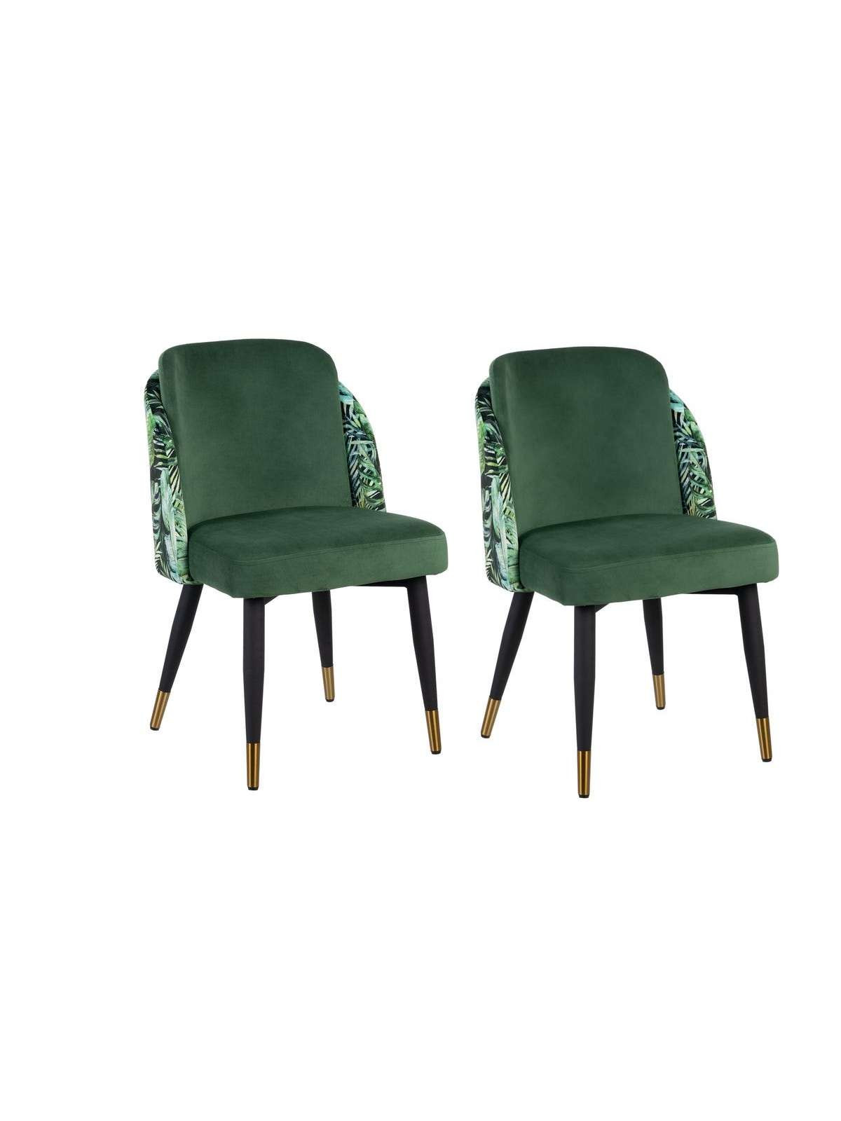 Lot de deux Chaises Murcie vert