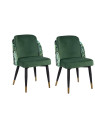 Lot de deux Chaises Murcie vert