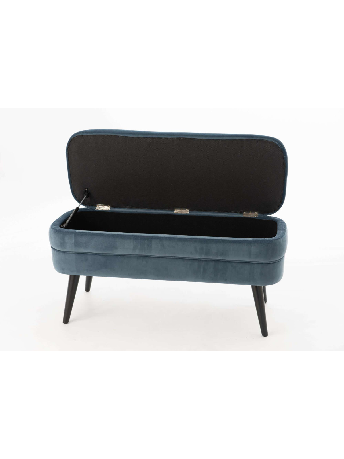 Banquette velours bleue marine