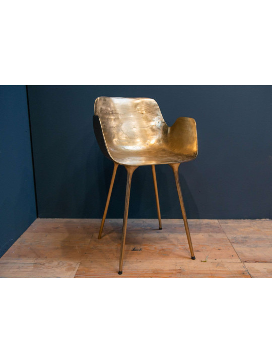 Chaise métal Gold Amadeus