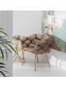 Chaise Rosita taupe