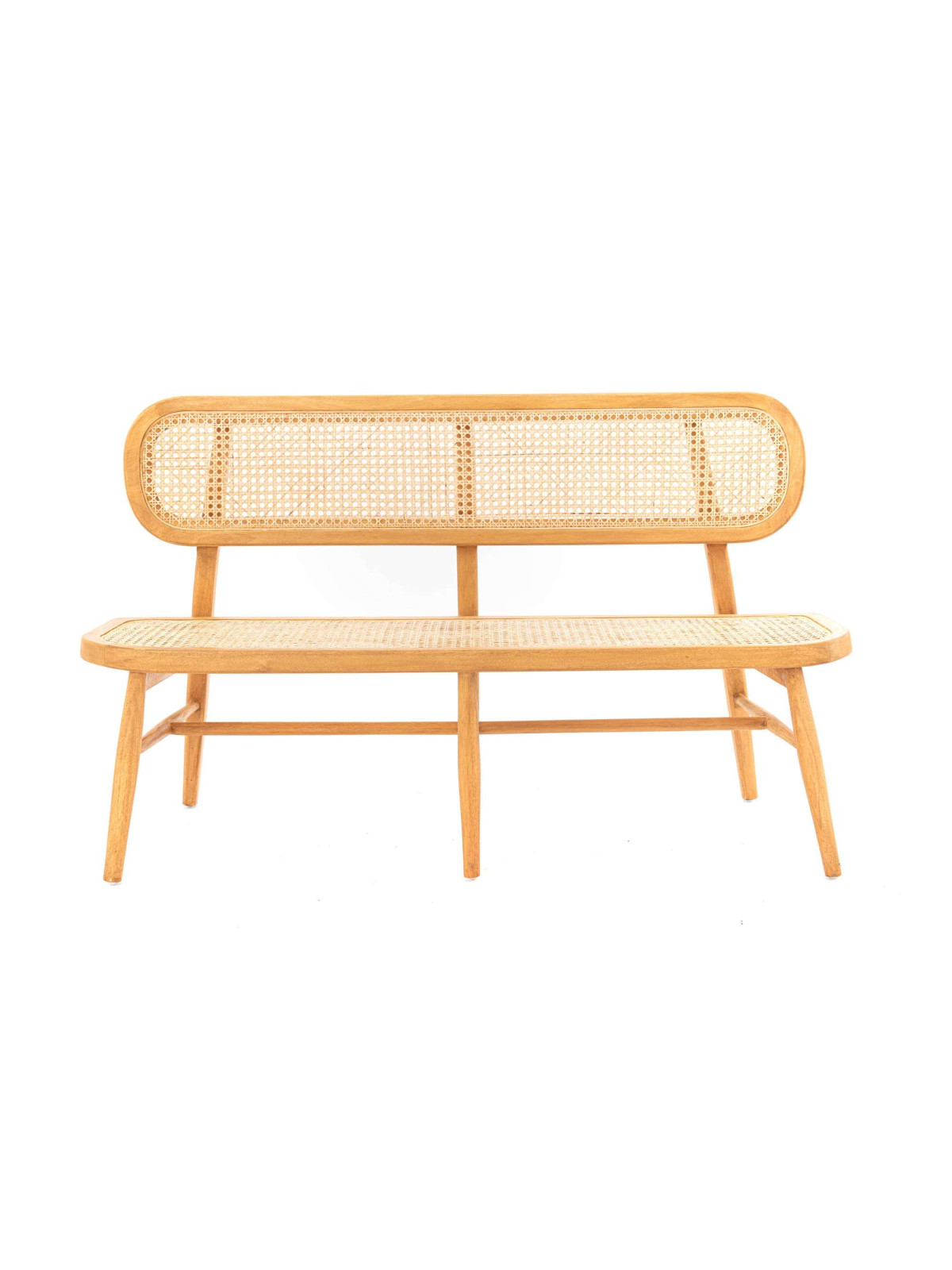 Chaise double Elliot en acajou