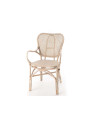 Fauteuil bistrot gris  Amadeus