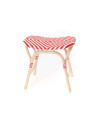 Tabouret bistrot rouge