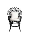 Fauteuil Nulvi en rotin noir Vical Home