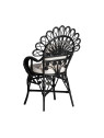 Fauteuil Nulvi en rotin noir Vical Home