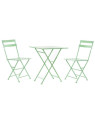 Ensemble de tables et chaises en bois de pin vert