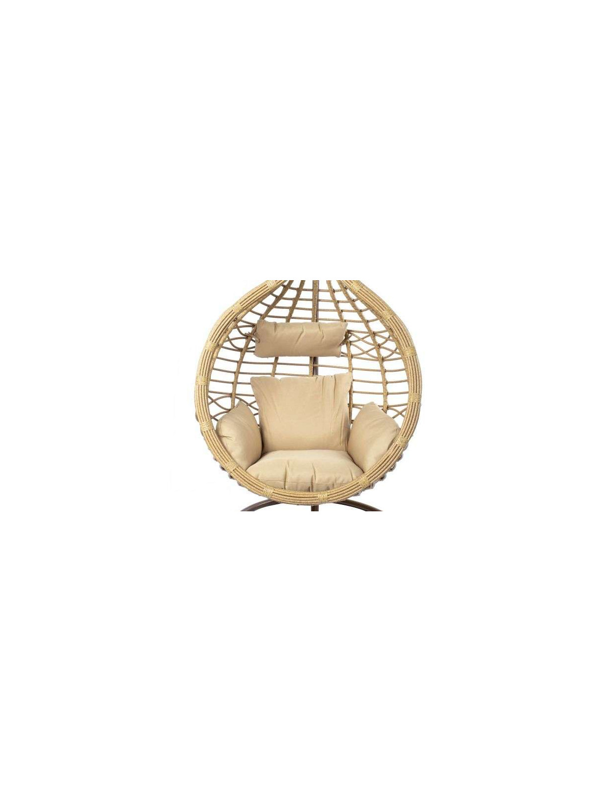 Fauteuil suspendu beige