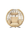 Fauteuil suspendu beige