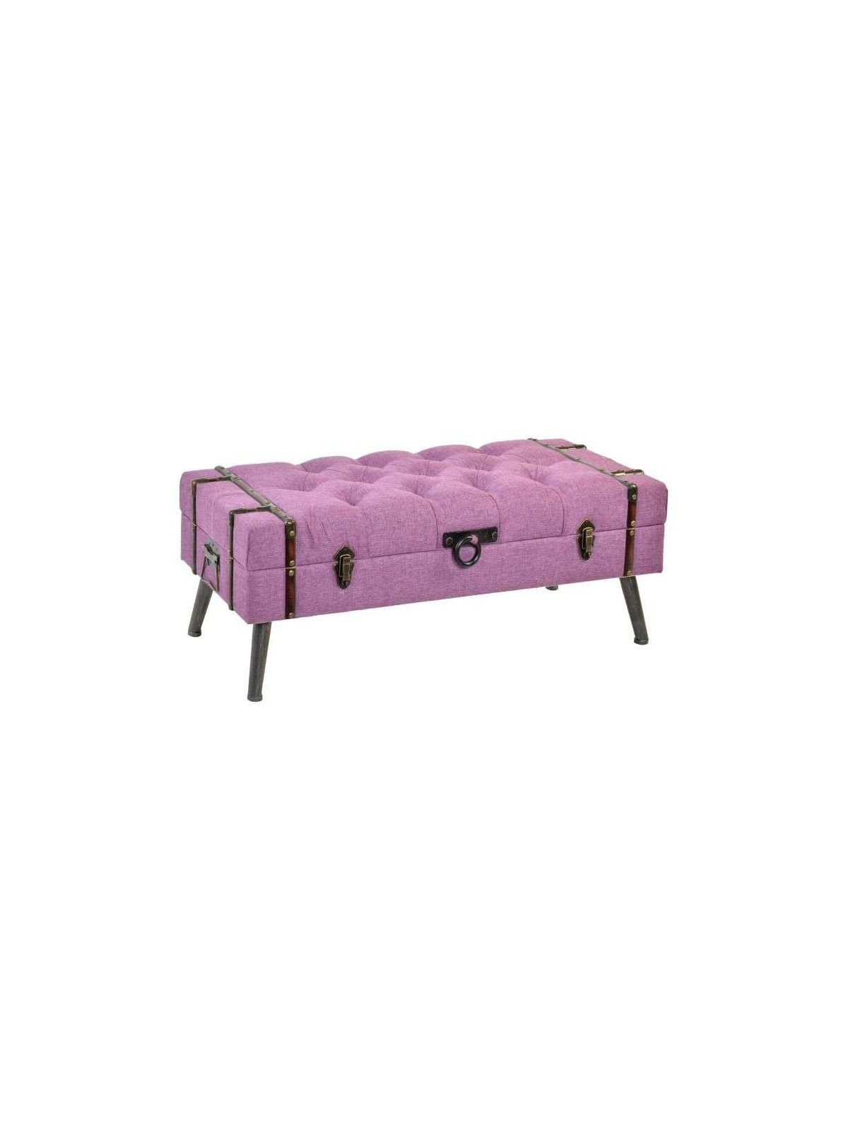 Banquette coffre lilas