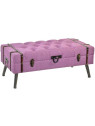 Banquette coffre lilas