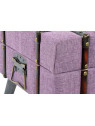 Banquette coffre lilas