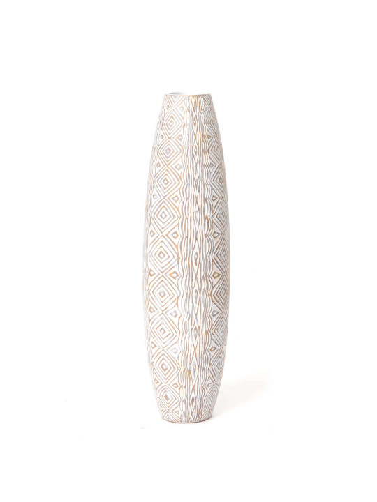 Vase Jakarta blanc H88 Amadeus