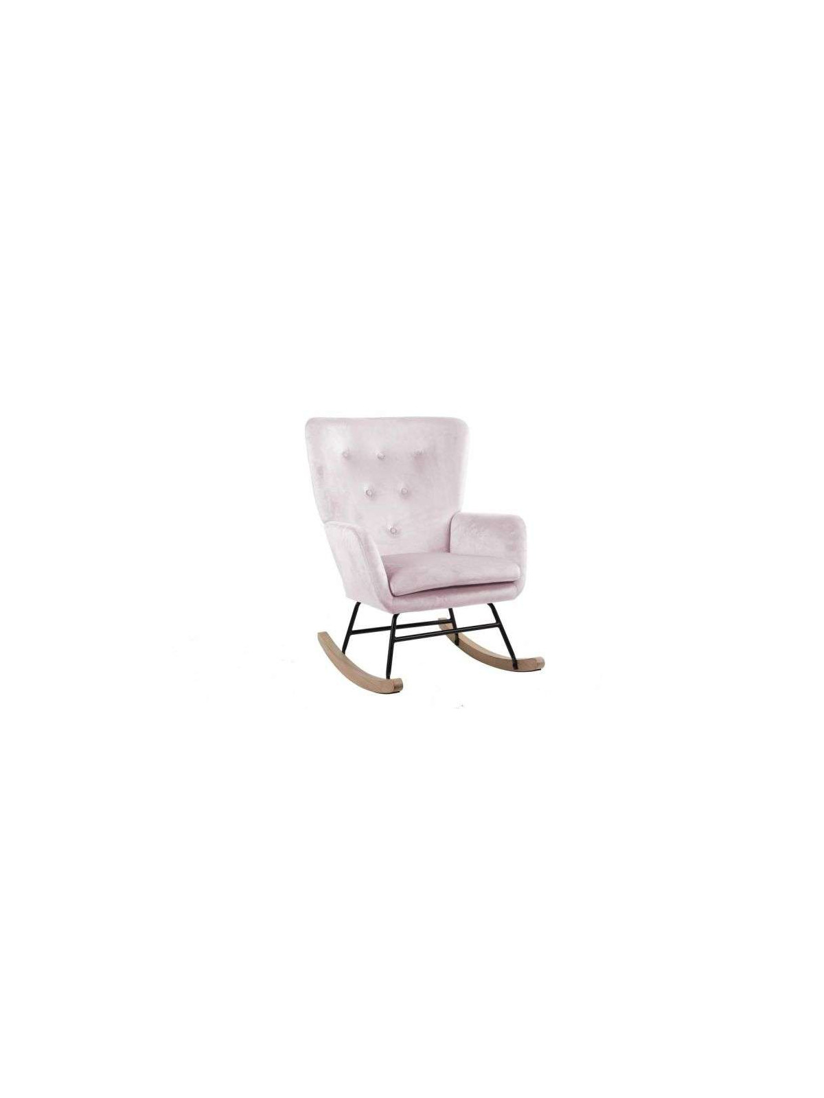 Fauteuil à bascule Gloria rose