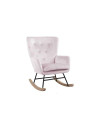 Fauteuil à bascule Gloria rose