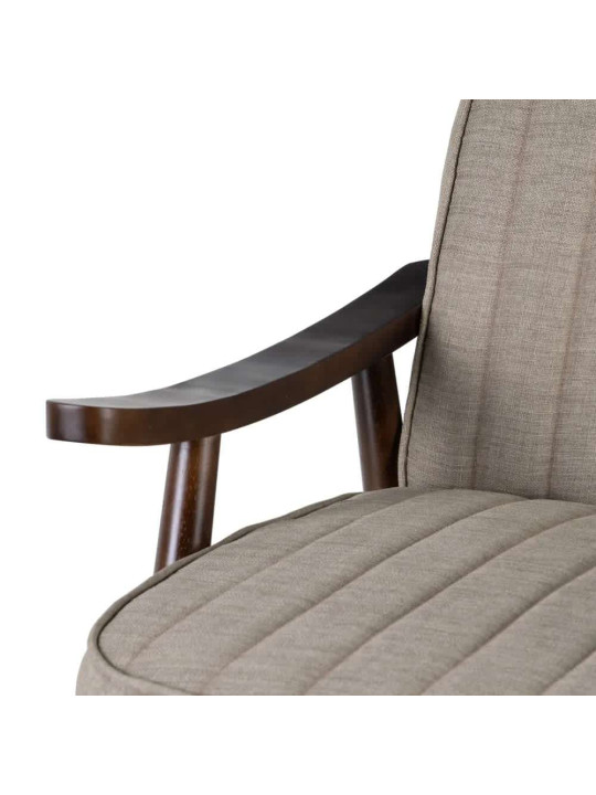 Fauteuil  taupe Giulia