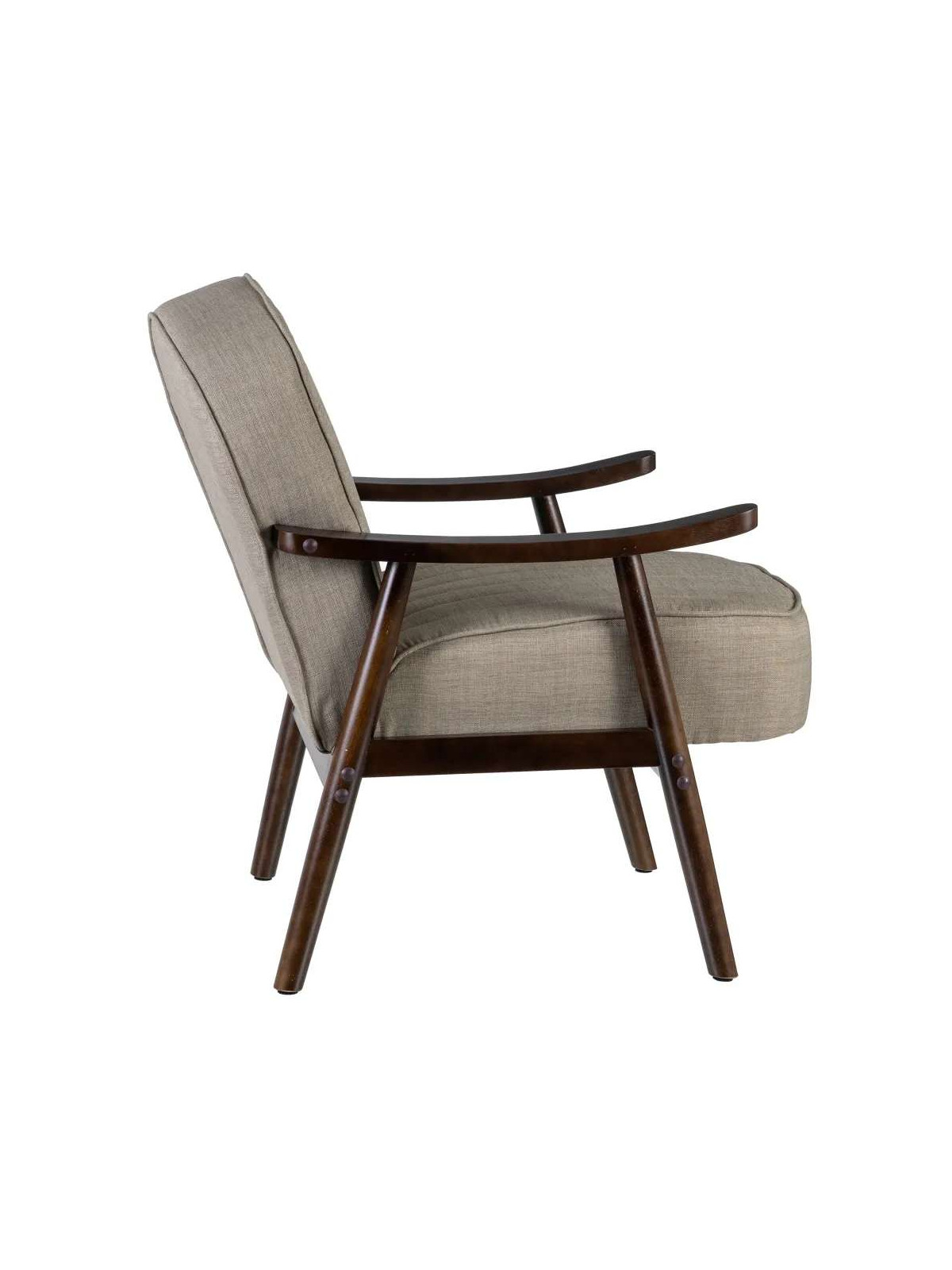 Fauteuil  taupe Giulia