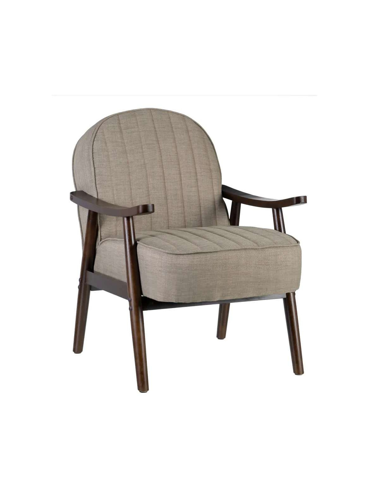 Fauteuil  taupe Giulia