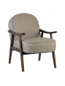 Fauteuil  taupe Giulia