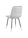 Lot de 4 chaises grises