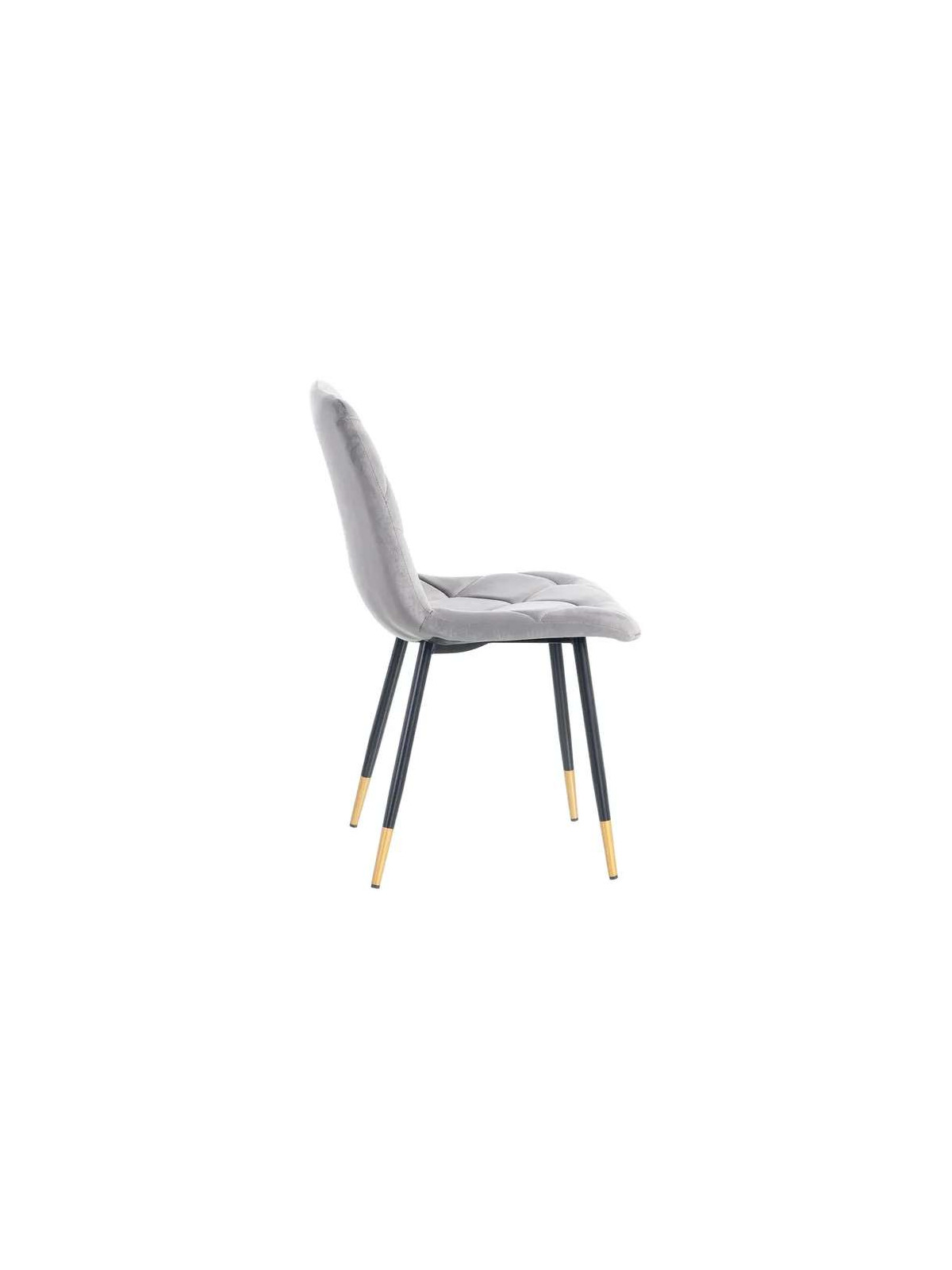 Lot de 4 chaises grises